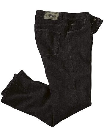 Zwarte regular stretchspijkerbroek - ATLAS FOR MEN