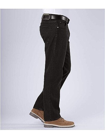 Zwarte regular stretchspijkerbroek - ATLAS FOR MEN