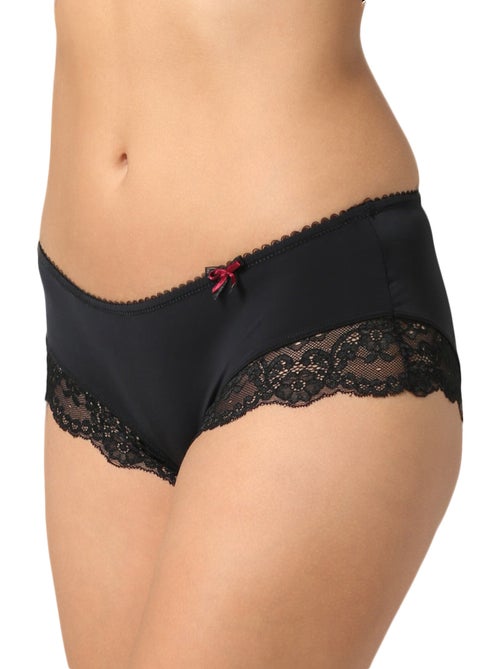Zwarte slipe broek londra - Kiabi Zwarte slipe broek londra - Kiabi