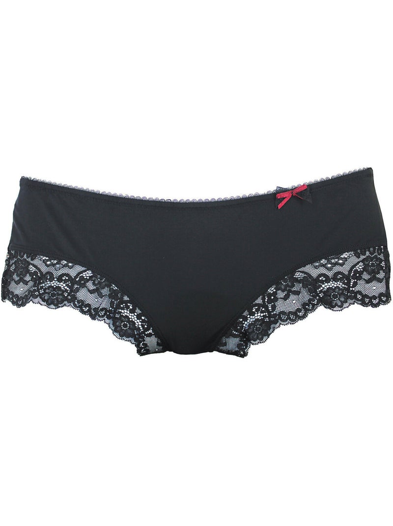 Zwarte slipe broek londra Zwart - Kiabi