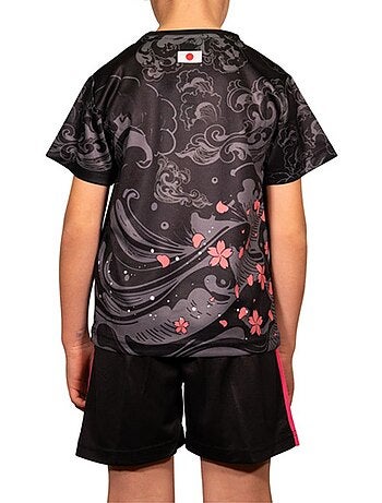 Zwart/roze sportset voor kinderen tokyo