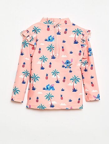 Zwem-T-shirt 'Stitch' 'Disney' met ruches