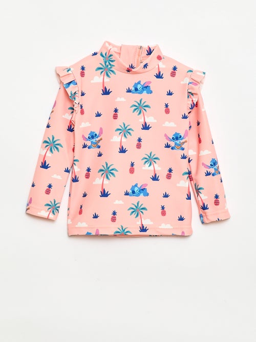 Zwem-T-shirt 'Stitch' 'Disney' met ruches - Kiabi