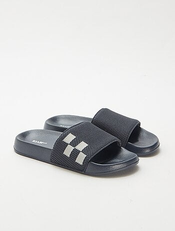 Zwembadslippers met band van mesh