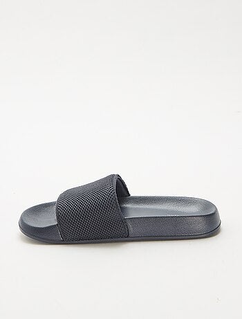 Zwembadslippers met band van mesh
