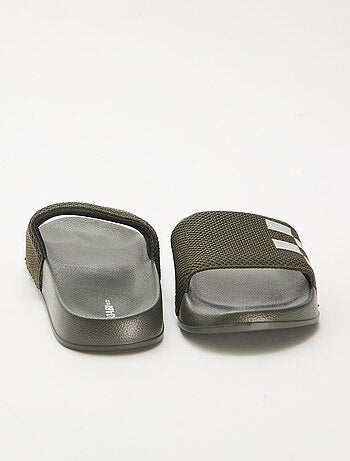 Zwembadslippers met band van mesh
