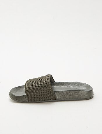 Zwembadslippers met band van mesh