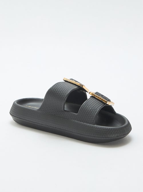 Zwembadslippers met strassgespen - Kiabi
