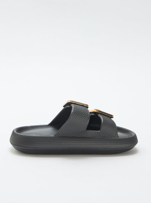 Zwembadslippers met strassgespen - Kiabi