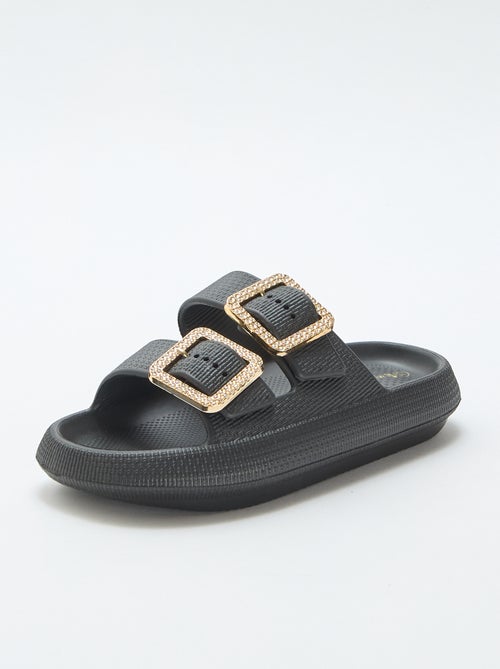 Zwembadslippers met strassgespen - Kiabi