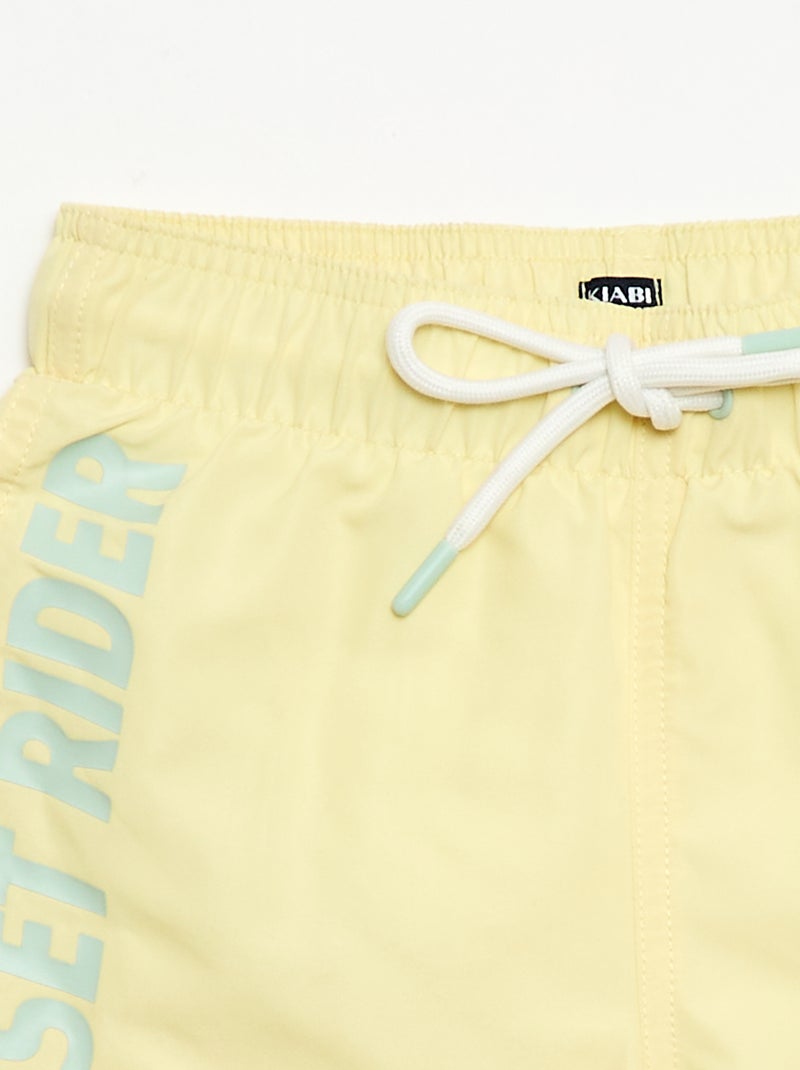 Zwembermuda Geel - Kiabi