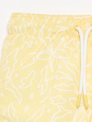 Bedrukte zwembermuda met all-over 'zee'-print