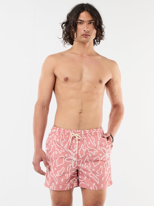 Zwembermuda met motief - Kiabi