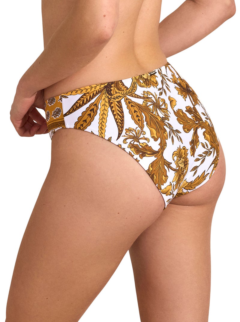 Zwemkleding bikinitopjes acanthus Geel - Kiabi