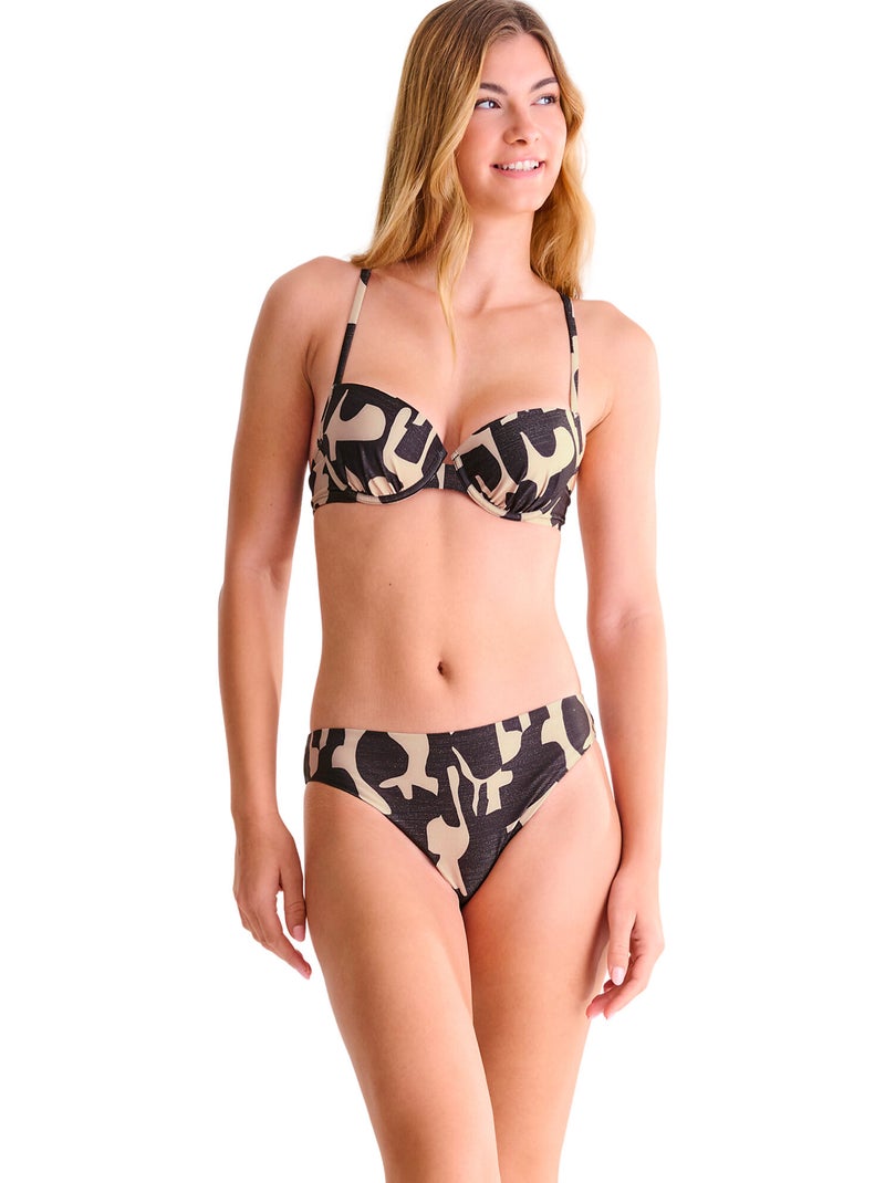Zwemkleding bikinitopjes aswan Zwart - Kiabi