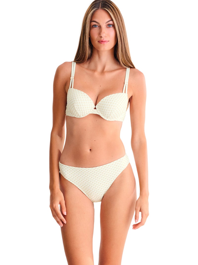 Zwemkleding bikinitopjes egypt Ecru - Kiabi