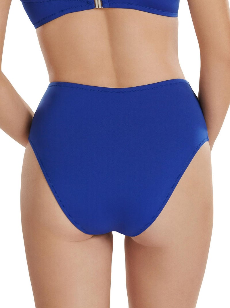 Zwemkleding met hoge taille palma Blauw - Kiabi