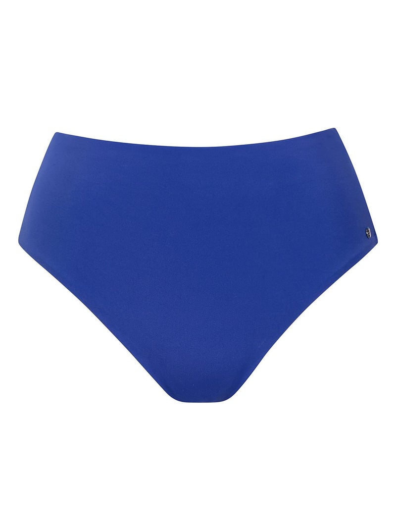 Zwemkleding met hoge taille rhodes Blauw - Kiabi