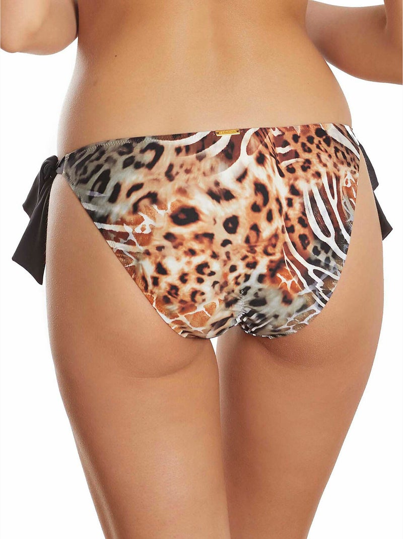 Zwemkousen met lage taille animal Bruin - Kiabi