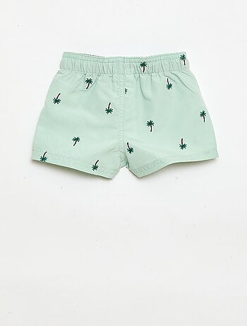 Zwemshort met 'kreeft' borduursels