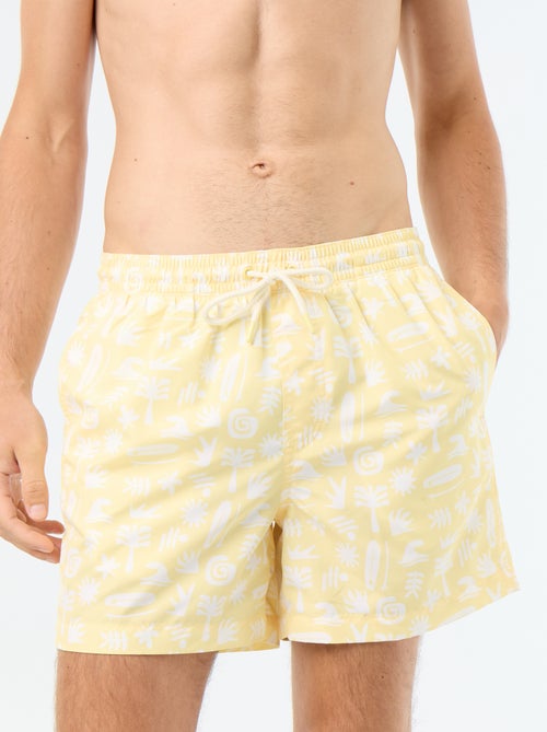 Zwemshort met motief - Kiabi