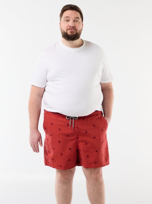 Zwemshort met motief - Kiabi