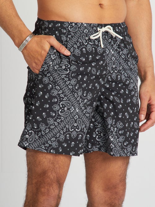 Zwemshort met print - Kiabi