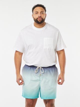 Zwemshort met tie-dyeprint