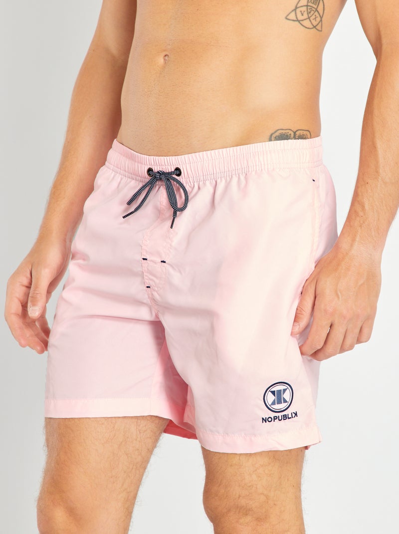 Zwemshort 'No Publik' ROSE - Kiabi