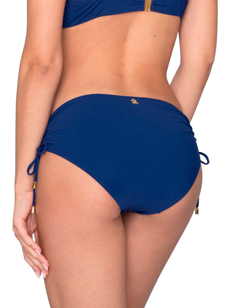 Zwemshortje met gerimpelde zijkanten blue sense Blauw - Kiabi