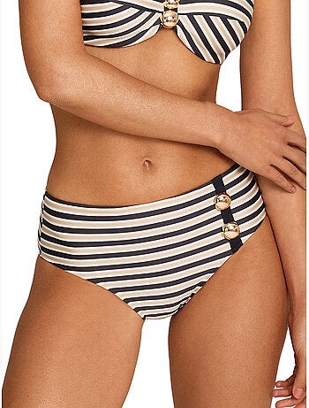 Zwemshortje met hoge taille sailor