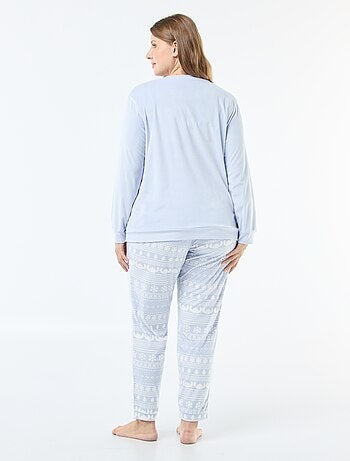 2-delige Disney-pyjama van fleecestof met De Leeuwenkoning-print met Simba