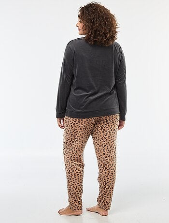 2-delige Disney-pyjama van fleecestof met De Leeuwenkoning-print met Simba