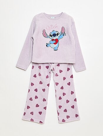 2-delige lange fleece pyjamaset 'Stitch' 'Disney'