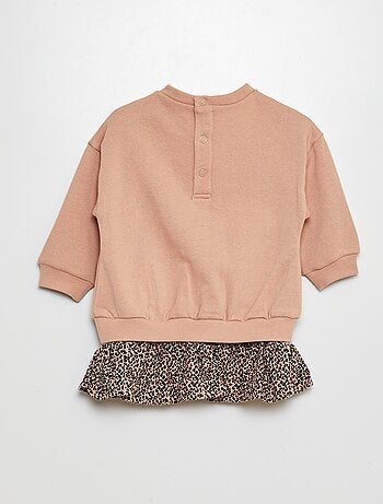 2-in-1-jurk in sweatstijl