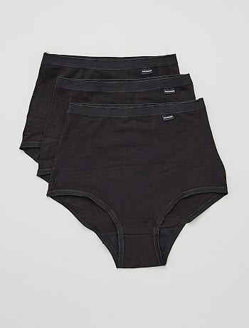 3 slips met hoge taille 'Sans Complexe'