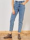     7/8e mom-jeans met knoop afbeelding 1
