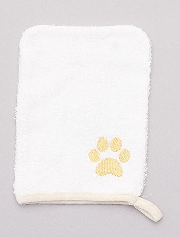 Badcape en bijpassend washandje - Kiabi