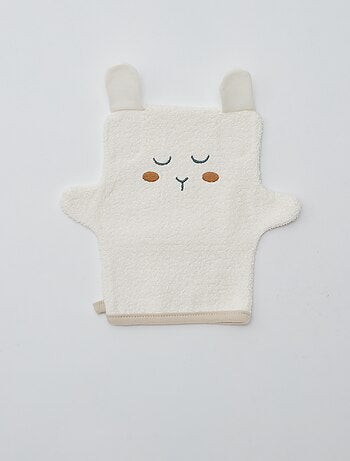Badcape + washandje 'Petit Béguin'