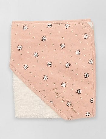 Badcape + washandje