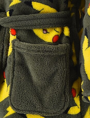 Badjas van fleecestof met Pokemon-print