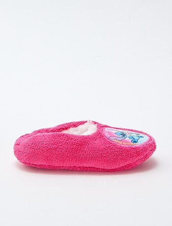 Ballerinapantoffels van fleece 'Stitch'