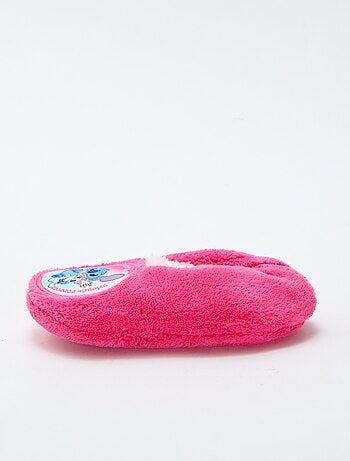 Ballerinapantoffels van fleece 'Stitch'
