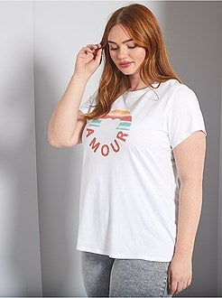 Basic, katoenen T-shirt - Kiabi