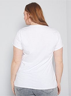 Basic, katoenen T-shirt - Kiabi