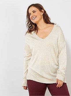 Basic trui van fijn tricot - Kiabi