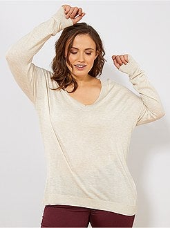 Basic trui van fijn tricot - Kiabi