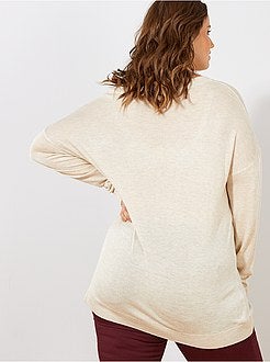 Basic trui van fijn tricot - Kiabi