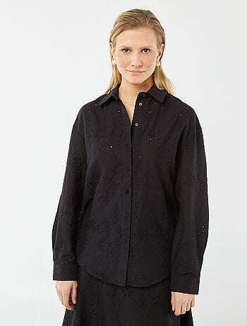 Blouse met Engels borduurwerk