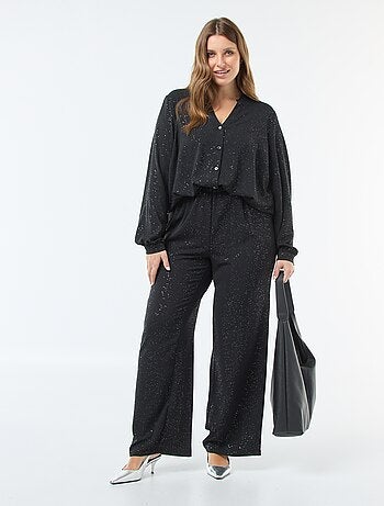 Blouse met glitters 'Only Carmakoma'